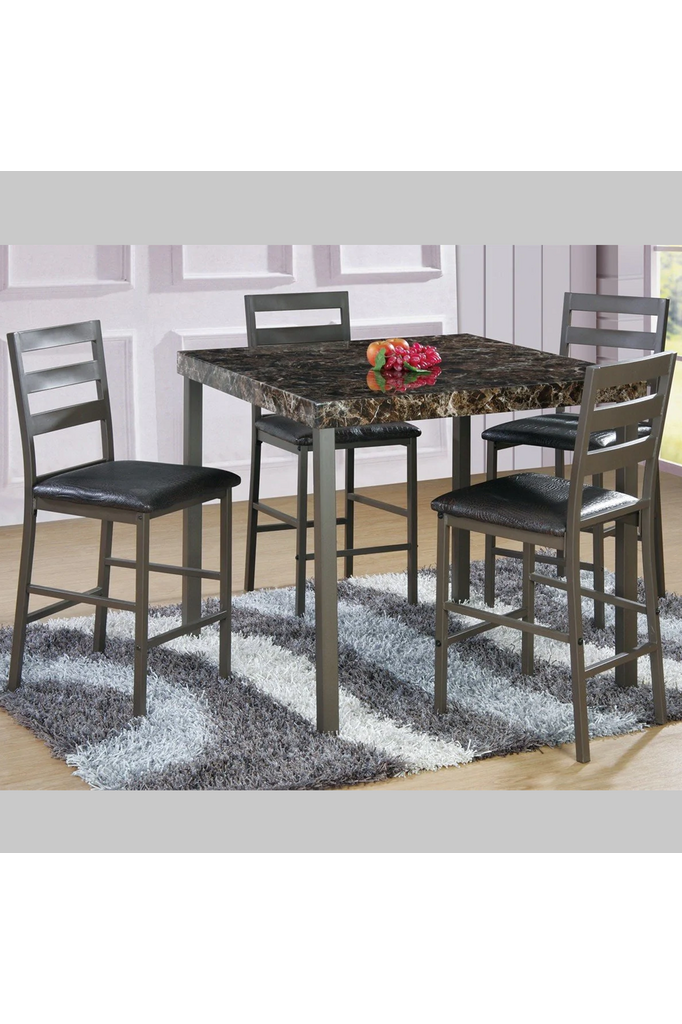 Juego de mesa de mostrador de diseño de mármol