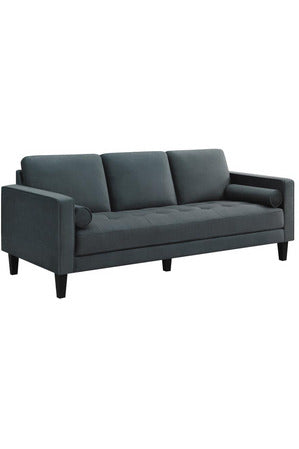 Gulfdale 2-piece Cushion Back Upholstered Living Room Set Dark Teal