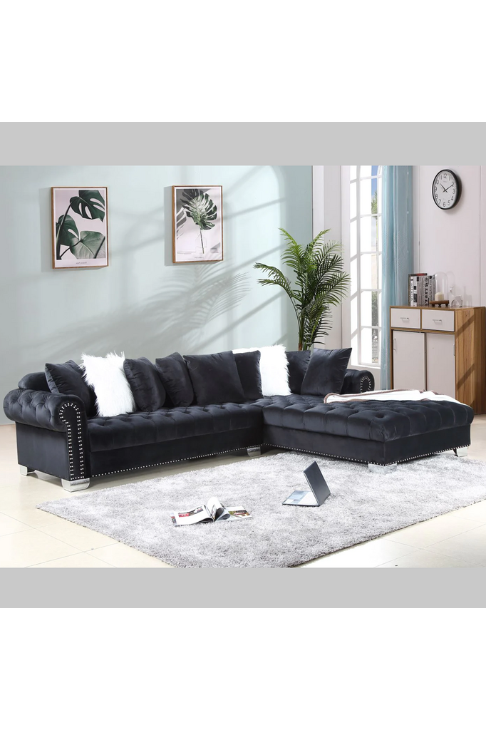 Velvet Sectional Sofa set