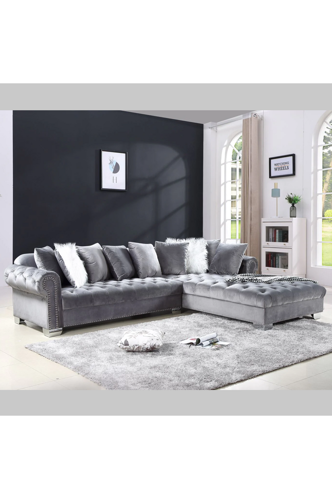 Velvet Sectional Sofa set
