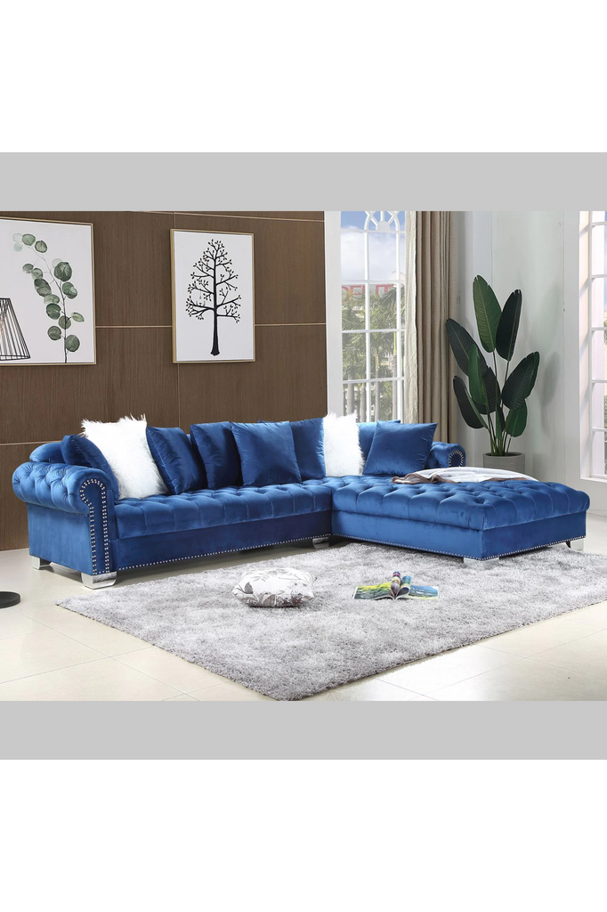 Velvet Sectional Sofa set