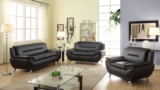 Sofa and Loveseat Black set