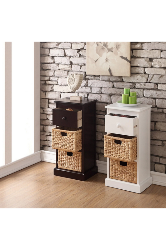 Wicker Cabinet with Drawers