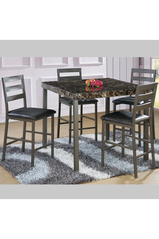 Juego de mesa de mostrador de diseño de mármol