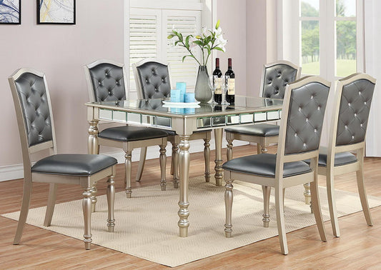Juego de Comedor con Mesa de Comedor y 6 Sillas