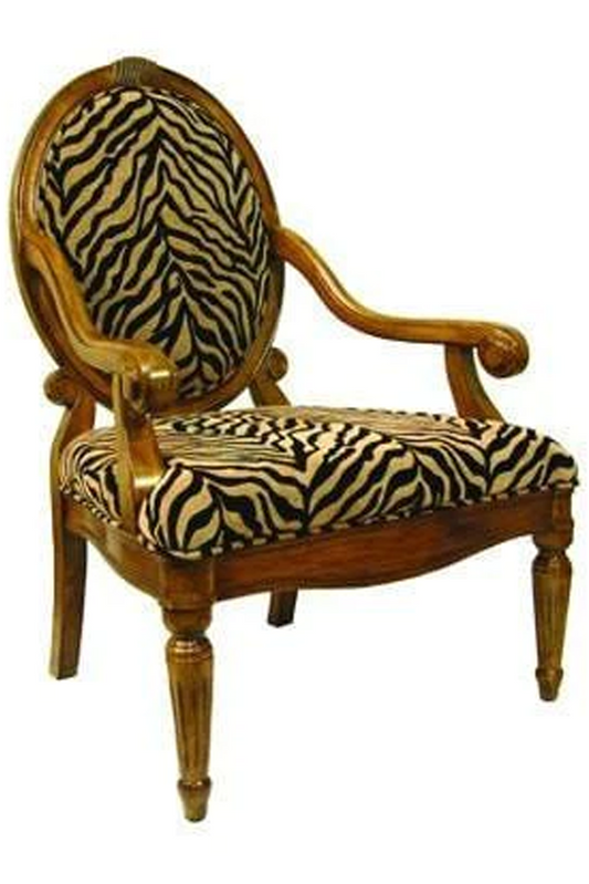 Tiger Print Accent Chair