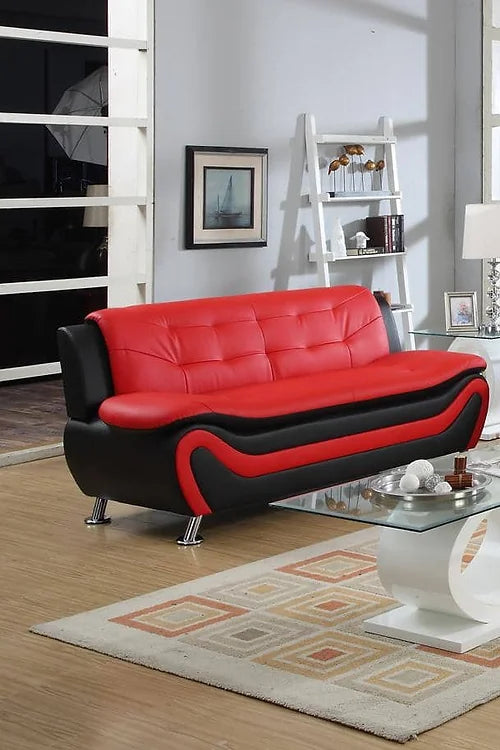 Sofa red and black
