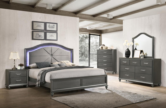 Bedroom Set Grey Queen Bed