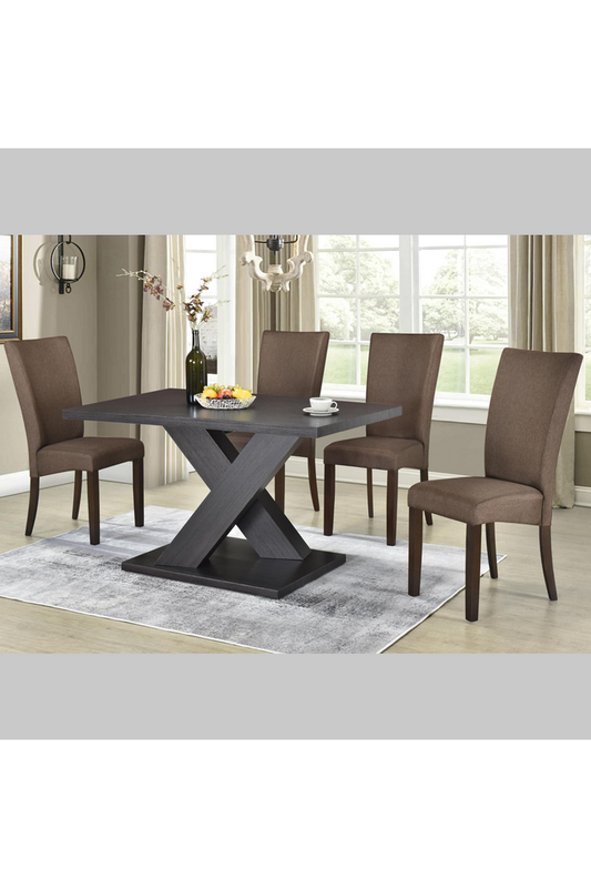 juego de comedor marron