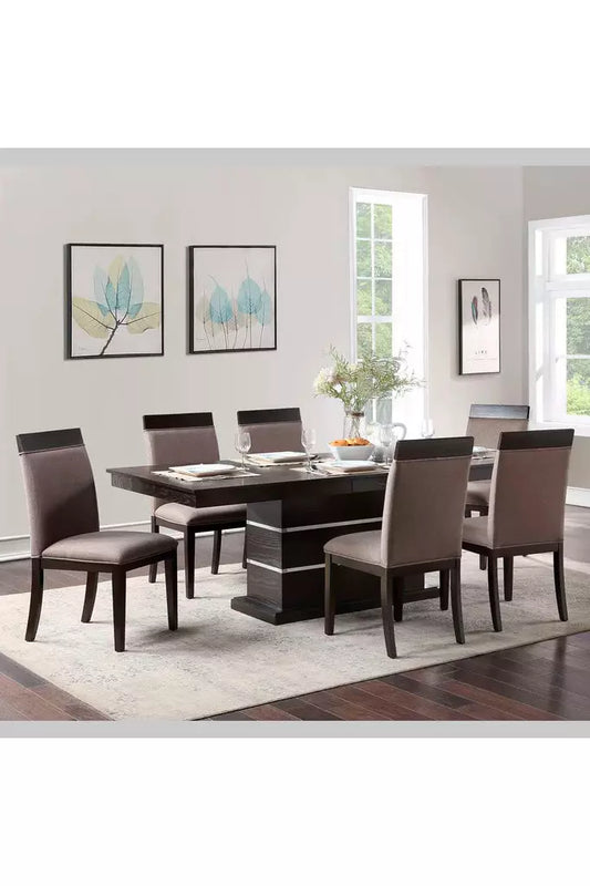 Juego de comedor espresso