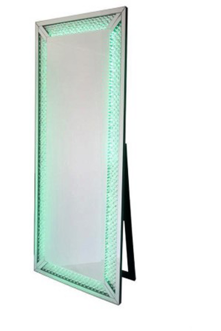 Glamour Mirror Stand Up W/RGB LED Light