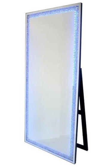 Glamour Mirror Stand Up W/RGB LED Light