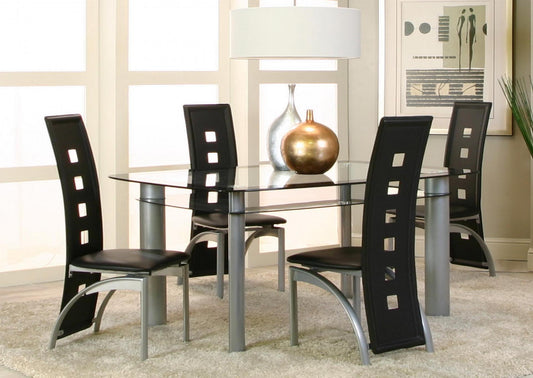 Grey Glass Dinette Dining set